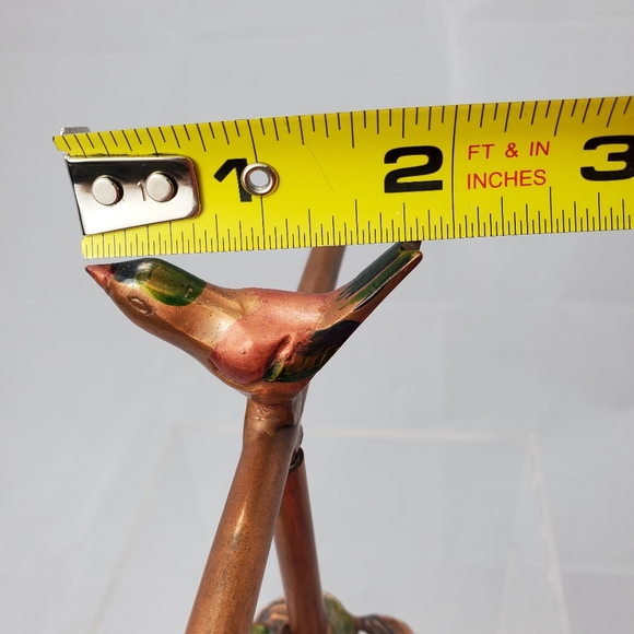 Copper Bird Tree Jewelry Holder Stand - Picture 9 of 13